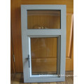 PVC Single Sash Double Glass Casement with Fixed Sash Window Factory Price